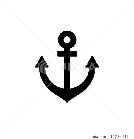 anchor icon design vector template 142783312