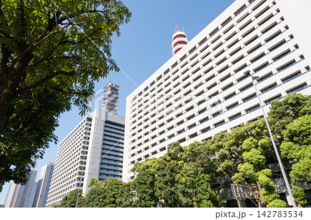 東京 霞が関 官庁街の高層ビルの風景 東京 霞が関 官庁街の高層ビルの風景 142783534