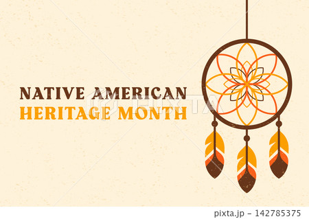 cultural heritage month design featuring traditional hanging feather motif cultural heritage month design featuring traditional hanging feather motif 142785375