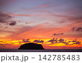 Idyllic Beach Evening Landscape Idyllic Beach Evening Landscape 142785483