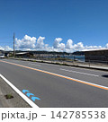 鎌倉の海岸線と入道雲 142785538