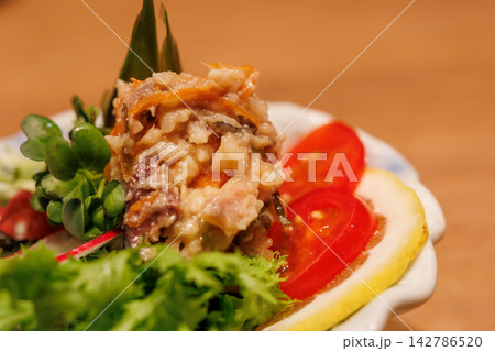 八戸沖前鯖のから揚げ(青森県八戸市) 八戸沖前鯖のから揚げ(青森県八戸市) 142786520