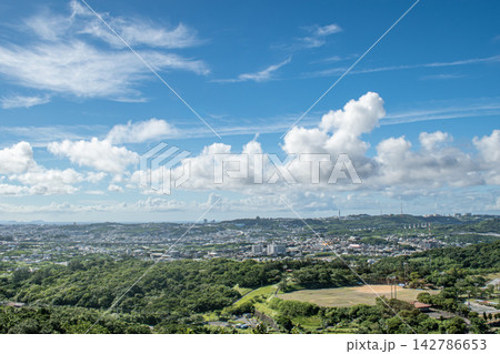 展望台から望む大里内原公園野球場 展望台から望む大里内原公園野球場 142786653