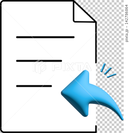 Illustration of returning documents Illustration of returning documents 142786864