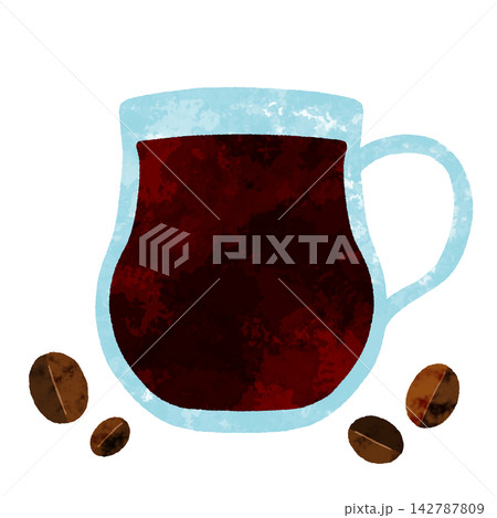 グラスに入ったコーヒー グラスに入ったコーヒー 142787809
