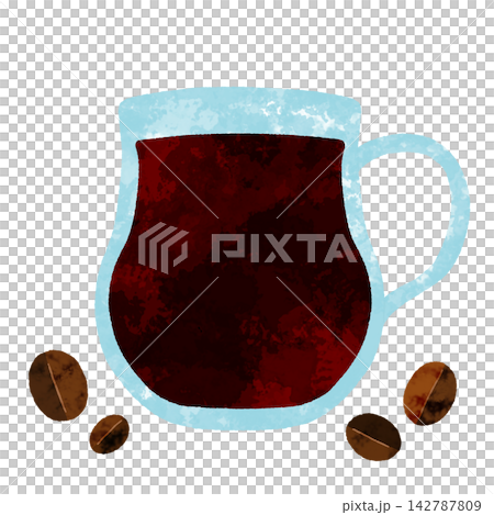 グラスに入ったコーヒー グラスに入ったコーヒー 142787809