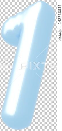 3D image_balloon_1_light blue 3D image_balloon_1_light blue 142788835