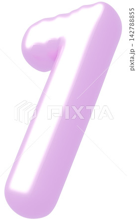 3D画像_風船_1_紫 3D画像_風船_1_紫 142788855