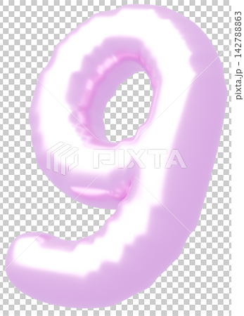 3D image_balloon_9_purple 142788863