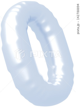 3D画像_風船_0_シルバー 3D画像_風船_0_シルバー 142788894