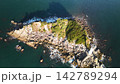 【空撮】早朝の鳴門海峡　朝焼け 142789294