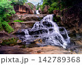 2nd  tiered  Chat trakan waterfall at chat trakan national park, phitsanulok, Thailand. 142789368