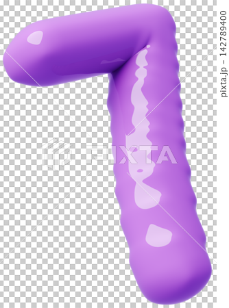 3D画像_風船_7_紫 142789400