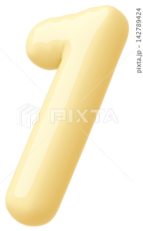 3D画像_風船_1_黄色 3D画像_風船_1_黄色 142789424