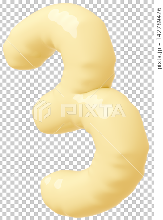 3D image_balloon_3_yellow 3D image_balloon_3_yellow 142789426