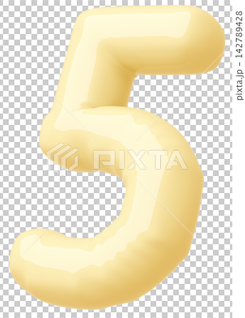 3D image_balloon_5_yellow 3D image_balloon_5_yellow 142789428