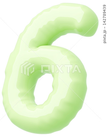 3D画像_風船_6_黄緑 142789439