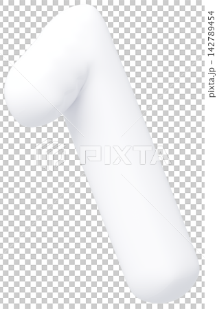3D画像_風船_1_白 3D画像_風船_1_白 142789454