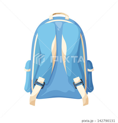 Illustration of School Backpack Illustration of School Backpack 142790131