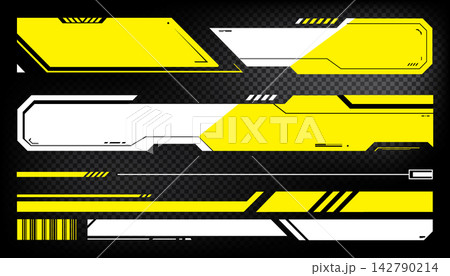 Futuristic HUD Elements - Sci-Fi Tech Interface Design Futuristic HUD Elements - Sci-Fi Tech Interface Design 142790214