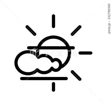 Fog day icon design template 142790300