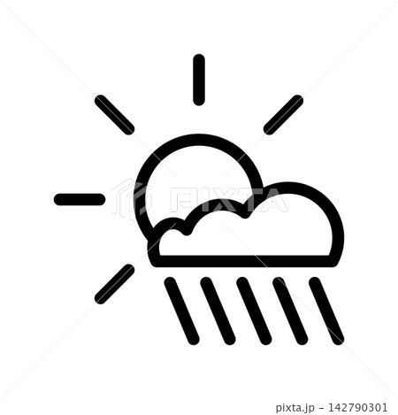 Fog day icon design template 142790301
