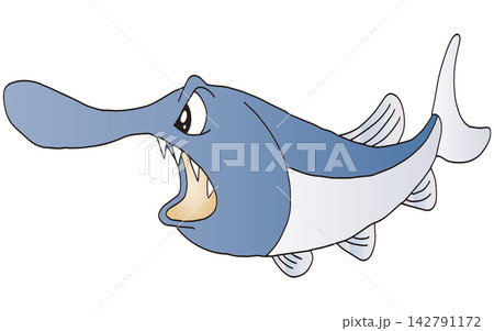 手書きお魚イラスト☆カラフルなサカナたち 142791172
