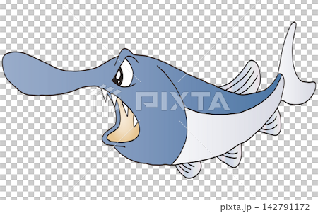 手書きお魚イラスト☆カラフルなサカナたち 142791172
