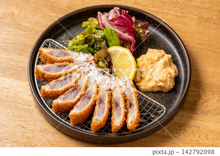 しっとりレアな食感の絶品アジフライ 142792098