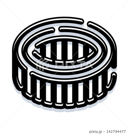 Abstract stadium arena icon black and white Abstract stadium arena icon black and white 142794477