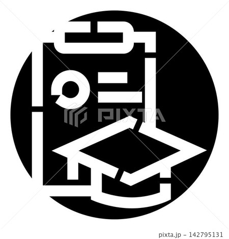 Academic achievement concept with graduation cap and document Academic achievement concept with graduation cap and document 142795131