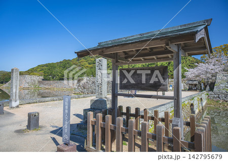 山口 萩城 極楽橋と指月山 142795679