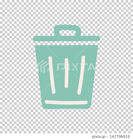 Trash can icon illustration Trash can icon illustration 142796818