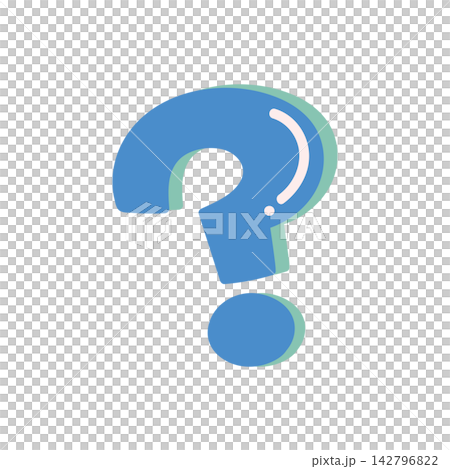はてなマークアイコン素材イラスト はてなマークアイコン素材イラスト 142796822