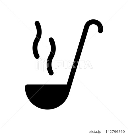 Ladle icon design template Ladle icon design template 142796860