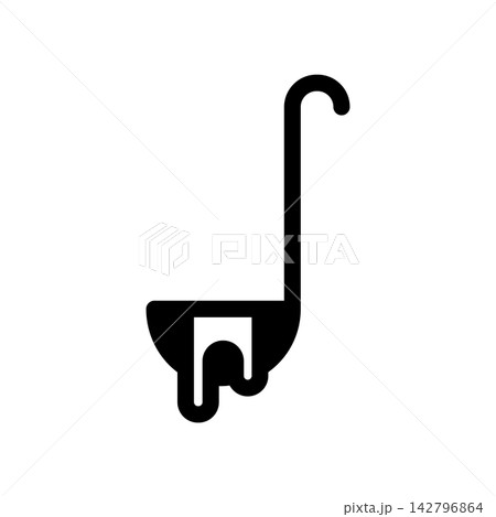 Ladle icon design template Ladle icon design template 142796864