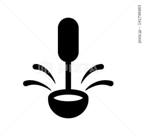 Ladle icon design template Ladle icon design template 142796865