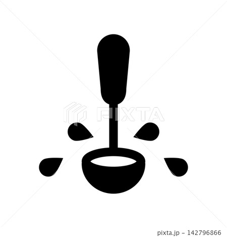 Ladle icon design template Ladle icon design template 142796866