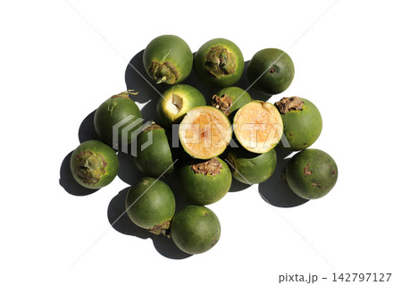 Betel nut on white background. 142797127
