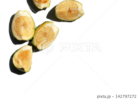 Betel nut on white background. 142797272