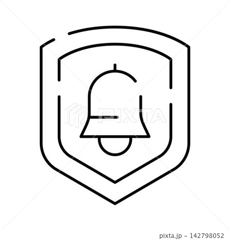 Security shield protecting important alert notification system 142798052