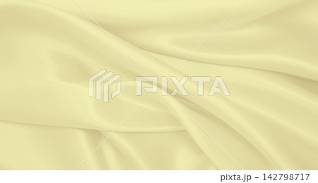 Smooth elegant golden silk or satin luxury cloth texture as wedding background. Luxurious Christmas background or New Year background design. In Sepia toned. Retro style Smooth elegant golden silk or satin luxury cloth texture as wedding background. Luxurious Christmas background or New Year background design. In Sepia toned. Retro style 142798717