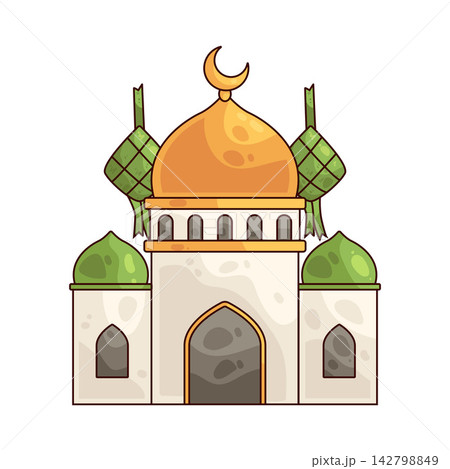 Illustration of Mosque Illustration of Mosque 142798849