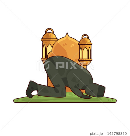 Illustration of Prayer 142798850