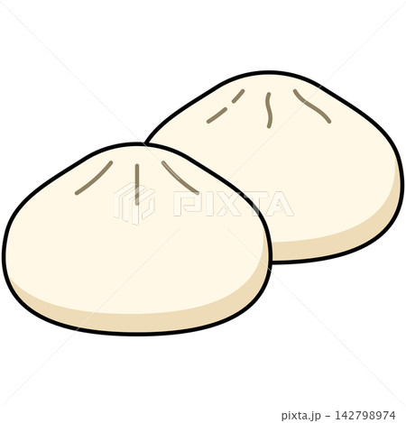 Flat style icon illustration of steamed baozi pork buns set isolated on transparent background. Graphic design element clip art for Chinese dim sum food assets. Flat style icon illustration of steamed baozi pork buns set isolated on transparent background. Graphic design element clip art for Chinese dim sum food assets. 142798974