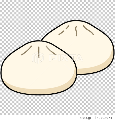 Flat style icon illustration of steamed baozi pork buns set isolated on transparent background. Graphic design element clip art for Chinese dim sum food assets. Flat style icon illustration of steamed baozi pork buns set isolated on transparent background. Graphic design element clip art for Chinese dim sum food assets. 142798974