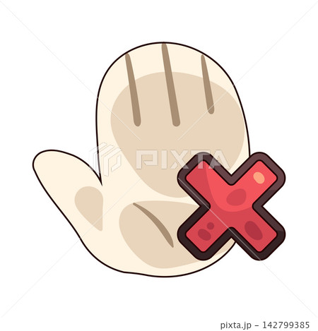 Illustration of Deny Illustration of Deny 142799385