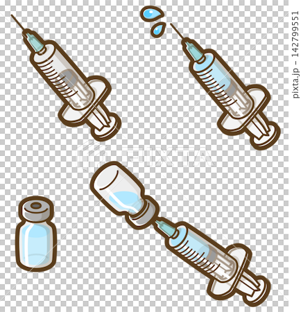 注射器和疫苗 142799551