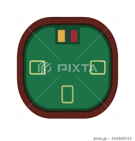 Modern abstract emerald background featuring geometric color blocks for clean design. 142800313