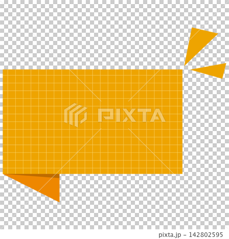 Flat style icon illustration of yellow grid ribbon banner badge isolated on transparent background. Graphic design element clip art for discount label text space assets. Flat style icon illustration of yellow grid ribbon banner badge isolated on transparent background. Graphic design element clip art for discount label text space assets. 142802595